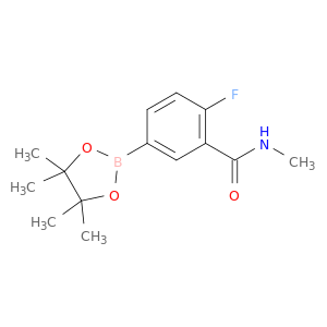 Benzamide, 2-fluoro-N-methyl-5-(4,4,5,5-tetramethyl-1,3,2-dioxaborolan-2-yl)-
