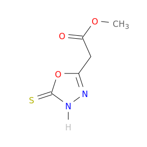1,3,4-Oxadiazole-2-acetic acid, 4,5-dihydro-5-thioxo-, methyl ester