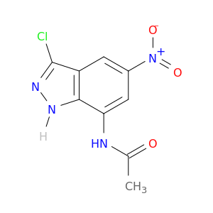 Acetamide, N-(3-chloro-5-nitro-1H-indazol-7-yl)-
