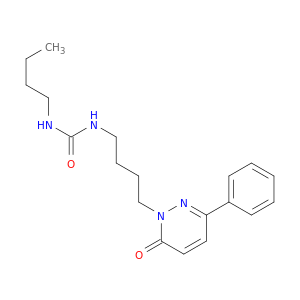 Urea, N-butyl-N'-[4-(6-oxo-3-phenyl-1(6H)-pyridazinyl)butyl]-