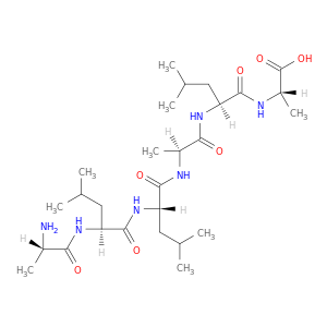 L-Alanine, N-[N-[N-[N-(N-alanyl-L-leucyl)-L-leucyl]-L-alanyl]-L-leucyl]-