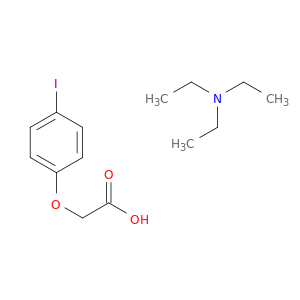 Acetic acid, (4-iodophenoxy)-, compd. with N,N-diethylethanamine(1:1)