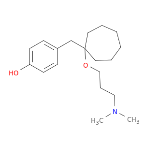 Phenol, 4-[[1-[3-(dimethylamino)propoxy]cycloheptyl]methyl]-
