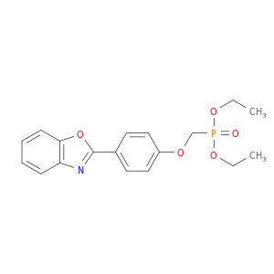 Phosphonic acid, [[4-(2-benzoxazolyl)phenoxy]methyl]-, diethyl ester