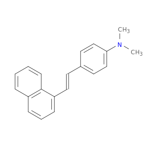 Benzenamine, N,N-dimethyl-4-[(1E)-2-(1-naphthalenyl)ethenyl]-