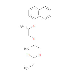 Propanol, [methyl-2-[methyl-2-(1-naphthalenyloxy)ethoxy]ethoxy]-