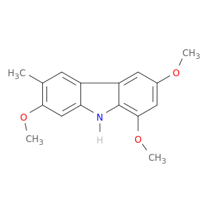 9H-Carbazole, 1,3,7-trimethoxy-6-methyl-