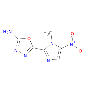 1,3,4-Oxadiazol-2-amine, 5-(1-methyl-5-nitro-1H-imidazol-2-yl)-