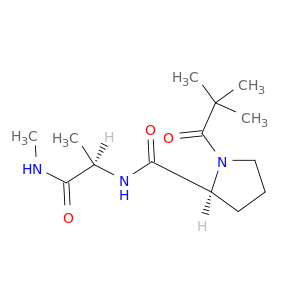 D-Alaninamide, 1-(2,2-dimethyl-1-oxopropyl)-L-prolyl-N-methyl-