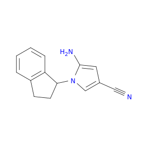 1H-Pyrrole-3-carbonitrile, 5-amino-1-(2,3-dihydro-1H-inden-1-yl)-