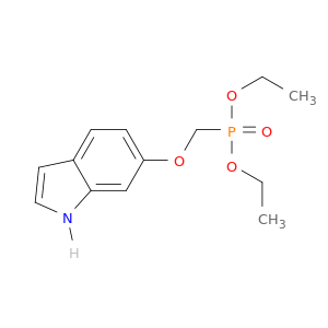 Phosphonic acid, [(1H-indol-6-yloxy)methyl]-, diethyl ester