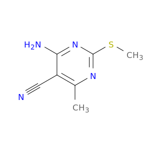 4-Amino-6-methyl-2-(methylthio)pyrimidine-5-carbonitrile