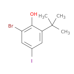 2-溴-6-叔丁基-4-碘苯酚