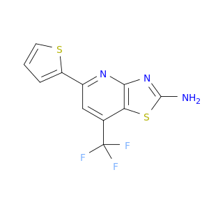 5-(Thiophen-2-yl)-7-(trifluoromethyl)-[1,3]thiazolo[4,5-b]pyridin-2-amine
