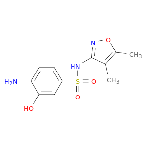 Benzenesulfonamide, 4-amino-N-(4,5-dimethyl-3-isoxazolyl)-3-hydroxy-