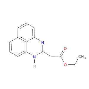 1H-Perimidine-2-acetic acid, ethyl ester