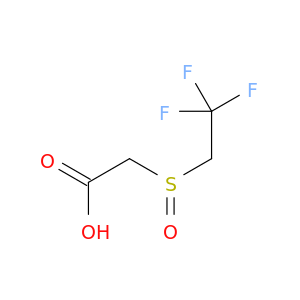 Acetic acid, [(2,2,2-trifluoroethyl)sulfinyl]-
