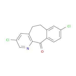 11H-Benzo[5,6]cyclohepta[1,2-b]pyridin-11-one,3,8-dichloro-5,6-dihydro-