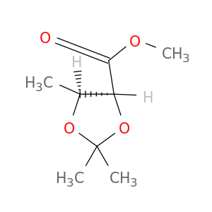 1,3-Dioxolane-4-carboxylicacid, 2,2,5-trimethyl-, methyl ester, (4R,5R)-rel-