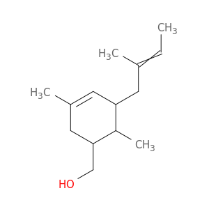 3-Cyclohexene-1-methanol, 3,6-dimethyl-5-(2-methyl-2-butenyl)-