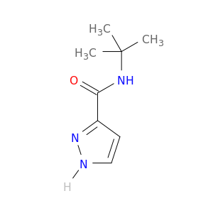 1H-Pyrazole-3-carboxamide, N-(1,1-dimethylethyl)-