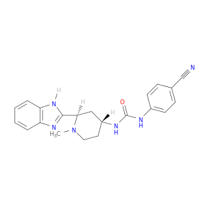 N-[(2R,4R)-2-(1H-苯并咪唑-2-基)-1-甲基-4-哌啶基]-N'-(4-氰基苯基)脲