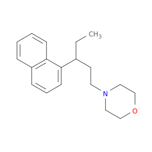 Morpholine,4-[3-(1-naphthalenyl)pentyl]-