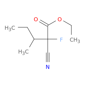 ethyl 2-cyano-2-fluoro-3-methylpentanoate
