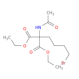 Propanedioic acid, (acetylamino)(4-bromobutyl)-, diethyl ester
