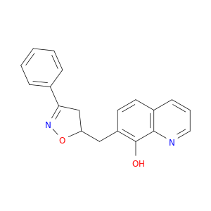 8-Quinolinol, 7-[(4,5-dihydro-3-phenyl-5-isoxazolyl)methyl]-