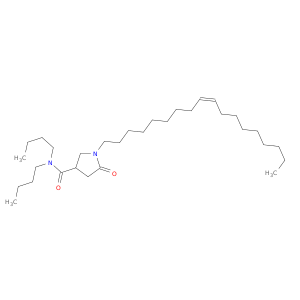 3-吡咯烷羧酰胺,N,N-二丁基-1-(9-十八烯基)-5-氧代-,(Z)-