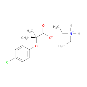 丙酸,2-(4-氯-2-甲基苯氧基)-,CPOMD。用N-乙基乙胺(1：1),(2R)-