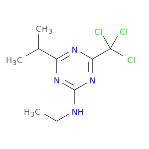 1,3,5-Triazin-2-amine,N-ethyl-4-(1-methylethyl)-6-(trichloromethyl)-