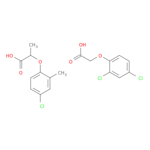 丙酸,2-(4-氯-2-甲基苯氧氧基)-,混合。用(2,4-二氯苯氧基)乙酸