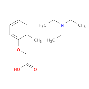 Acetic acid, (2-methylphenoxy)-, compd. with N,N-diethylethanamine(1:1)