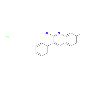 2-Amino-7-fluoro-3-phenylquinoline hydrochloride