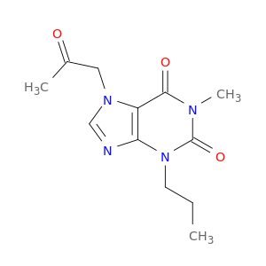 1H-Purine-2,6-dione, 3,7-dihydro-1-methyl-7-(2-oxopropyl)-3-propyl-