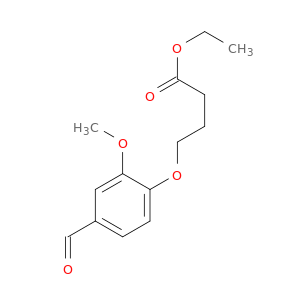 Butanoic acid,4-(4-formyl-2-methoxyphenoxy)-, ethyl ester