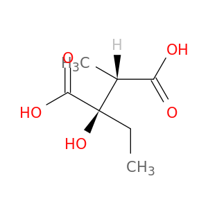 Butanedioic acid, 2-ethyl-2-hydroxy-3-methyl-, (2R,3S)-