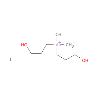Arsonium, bis(3-hydroxypropyl)dimethyl-, iodide