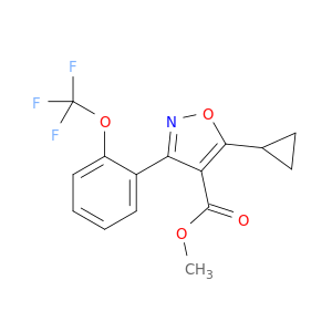 5-环丙基-3-(2-(三氟甲氧基)苯基)异噁唑-4-羧酸甲酯