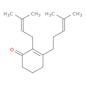 2-Cyclohexen-1-one, 2-(3-methyl-2-butenyl)-3-(4-methyl-3-pentenyl)-