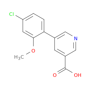 5-(4-Chloro-2-methoxyphenyl)nicotinic acid