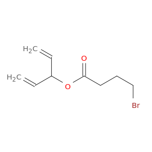Butanoic acid, 4-bromo-, 1-ethenyl-2-propenyl ester