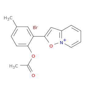 Isoxazolo[2,3-a]pyridinium, 2-[2-(acetyloxy)-5-methylphenyl]-, bromide