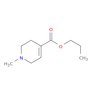 4-pyridinecarboxylic acid, 1,2,3,6-tetrahydro-1-methyl-, propyl ester