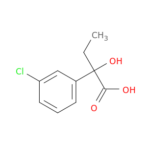 2-(3-chlorophenyl)-2-hydroxybutanoic acid