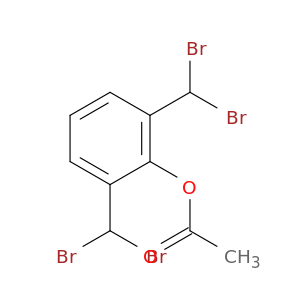 Phenol, 2,6-bis(dibromomethyl)-, acetate