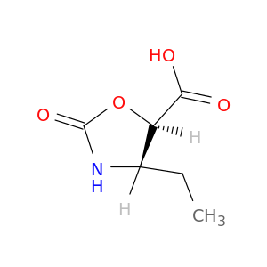 5-Oxazolidinecarboxylicacid, 4-ethyl-2-oxo-, trans- (9CI)
