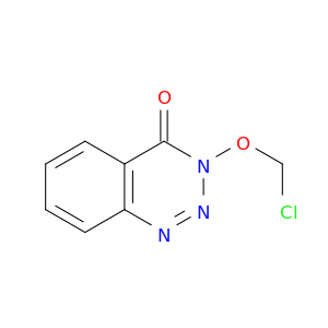 1,2,3-Benzotriazin-4(3H)-one, 3-(chloromethoxy)-